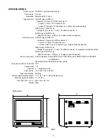 Preview for 2 page of Sanyo VMC-8619PA Service Manual