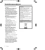 Preview for 14 page of Sanyo VMC-L1015 Instruction Manual