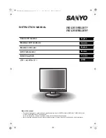 Sanyo VMC-L2617 - High Performance Professional 17" LCD Monitor Instruction Manual предпросмотр