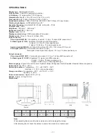 Предварительный просмотр 4 страницы Sanyo VMC-L2619 - High Performance Professional 19" LCD Monitor Service Manual