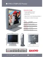 Предварительный просмотр 2 страницы Sanyo VMC-L7715P Specifications