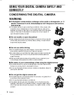 Preview for 8 page of Sanyo VPC-AZ1 Instruction Manual