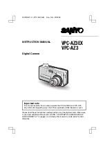 Sanyo VPC-AZ3 Instruction Manual preview