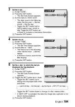 Предварительный просмотр 110 страницы Sanyo VPC C40 - Xacti 4MP MPEG4 Digital Camcorder Instruction Manual