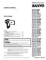 Sanyo VPC-CA100EXBK Service Manual preview