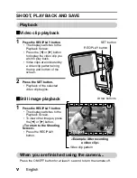 Предварительный просмотр 6 страницы Sanyo VPC CA6 - Xacti Camcorder - 6.0 MP Instruction Manual