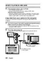 Предварительный просмотр 8 страницы Sanyo VPC CA6 - Xacti Camcorder - 6.0 MP Instruction Manual