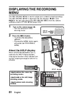 Предварительный просмотр 77 страницы Sanyo VPC CA6 - Xacti Camcorder - 6.0 MP Instruction Manual