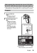 Предварительный просмотр 5 страницы Sanyo VPC CG10 - HD Flash Memory Camcorder Instruction Manual