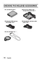 Предварительный просмотр 20 страницы Sanyo VPC CG10 - HD Flash Memory Camcorder Instruction Manual