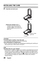 Предварительный просмотр 34 страницы Sanyo VPC CG10 - HD Flash Memory Camcorder Instruction Manual