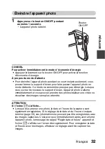 Предварительный просмотр 41 страницы Sanyo VPC-CG10P - Xacti Camcorder - 720p (French) Manuel D'Instructions