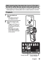 Preview for 5 page of Sanyo VPC-CG20 - Full HD 1080 Video Instruction Manual