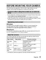 Preview for 8 page of Sanyo VPC-CG6BL Instruction Manual