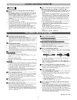 Preview for 4 page of Sanyo VPC-CG9BK Safety Manual