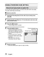 Предварительный просмотр 82 страницы Sanyo VPC E1 - Xacti Camcorder - 6.0 MP Instruction Manual