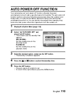 Предварительный просмотр 121 страницы Sanyo VPC E1 - Xacti Camcorder - 6.0 MP Instruction Manual