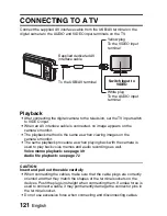 Предварительный просмотр 132 страницы Sanyo VPC E1 - Xacti Camcorder - 6.0 MP Instruction Manual