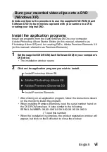 Preview for 7 page of Sanyo VPC-E1BL Instruction Manual