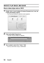 Preview for 10 page of Sanyo VPC-E1BL Instruction Manual