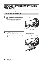 Preview for 39 page of Sanyo VPC-E1BL Instruction Manual