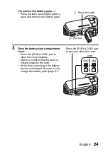 Preview for 40 page of Sanyo VPC-E1BL Instruction Manual