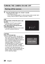 Preview for 45 page of Sanyo VPC-E1BL Instruction Manual