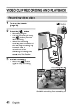 Preview for 57 page of Sanyo VPC-E1BL Instruction Manual