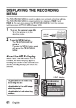 Preview for 77 page of Sanyo VPC-E1BL Instruction Manual