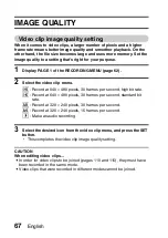 Preview for 83 page of Sanyo VPC-E1BL Instruction Manual