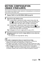 Preview for 92 page of Sanyo VPC-E1BL Instruction Manual