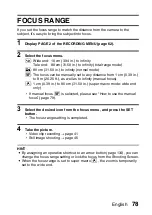 Preview for 94 page of Sanyo VPC-E1BL Instruction Manual