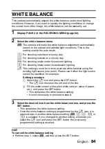 Preview for 100 page of Sanyo VPC-E1BL Instruction Manual