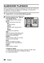 Preview for 105 page of Sanyo VPC-E1BL Instruction Manual