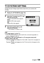 Preview for 154 page of Sanyo VPC-E1BL Instruction Manual