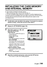 Preview for 160 page of Sanyo VPC-E1BL Instruction Manual