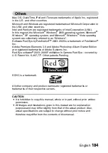 Preview for 200 page of Sanyo VPC-E1BL Instruction Manual