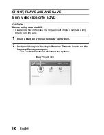 Preview for 10 page of Sanyo VPC-E2BL - Xacti Camcorder - 8.12 MP Instruction Manual