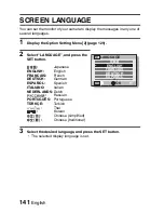 Preview for 158 page of Sanyo VPC-E2BL - Xacti Camcorder - 8.12 MP Instruction Manual