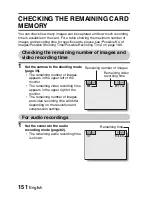 Preview for 168 page of Sanyo VPC-E2BL - Xacti Camcorder - 8.12 MP Instruction Manual