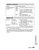 Preview for 205 page of Sanyo VPC-E2BL - Xacti Camcorder - 8.12 MP Instruction Manual