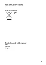 Предварительный просмотр 3 страницы Sanyo VPC-E60 Instruction Manual