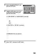 Предварительный просмотр 126 страницы Sanyo VPC-E60 Instruction Manual