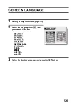 Предварительный просмотр 132 страницы Sanyo VPC-E60 Instruction Manual