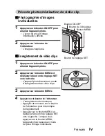 Предварительный просмотр 5 страницы Sanyo VPC-E6U - 6-Megapixel Digital Camera (French) Manuel D'Instructions