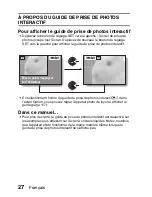 Предварительный просмотр 33 страницы Sanyo VPC-E6U - 6-Megapixel Digital Camera (French) Manuel D'Instructions