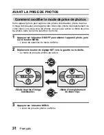 Предварительный просмотр 37 страницы Sanyo VPC-E6U - 6-Megapixel Digital Camera (French) Manuel D'Instructions