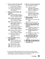 Предварительный просмотр 66 страницы Sanyo VPC-E6U - 6-Megapixel Digital Camera (French) Manuel D'Instructions