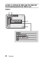 Предварительный просмотр 67 страницы Sanyo VPC-E6U - 6-Megapixel Digital Camera (French) Manuel D'Instructions