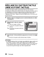 Предварительный просмотр 69 страницы Sanyo VPC-E6U - 6-Megapixel Digital Camera (French) Manuel D'Instructions